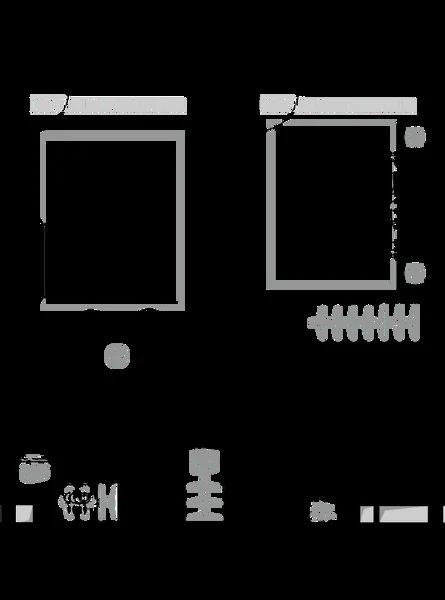 Планировка: 2-комнатная, 42 м²